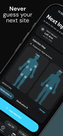 Injection Tracker: Dose & Log Screenshot 2 of 6
