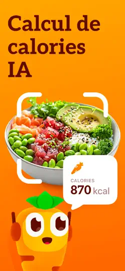 Capture d'écran de CalBot : Calcul Calories AI sur iPhone 1