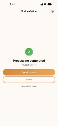 FA VideoSplitter Screenshot 4 of 5