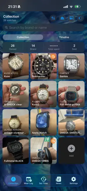 Tokeibako: My Watch Collection screenshot 2