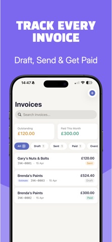 Inka: Invoice Maker & Quotes screenshot