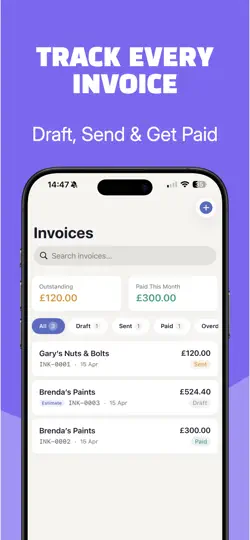 Screenshot von Inka: Invoice Maker & Quotes auf dem iPhone 3