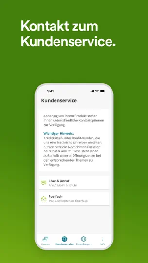Screenshot von Easybank Deutschland auf dem iPhone 8