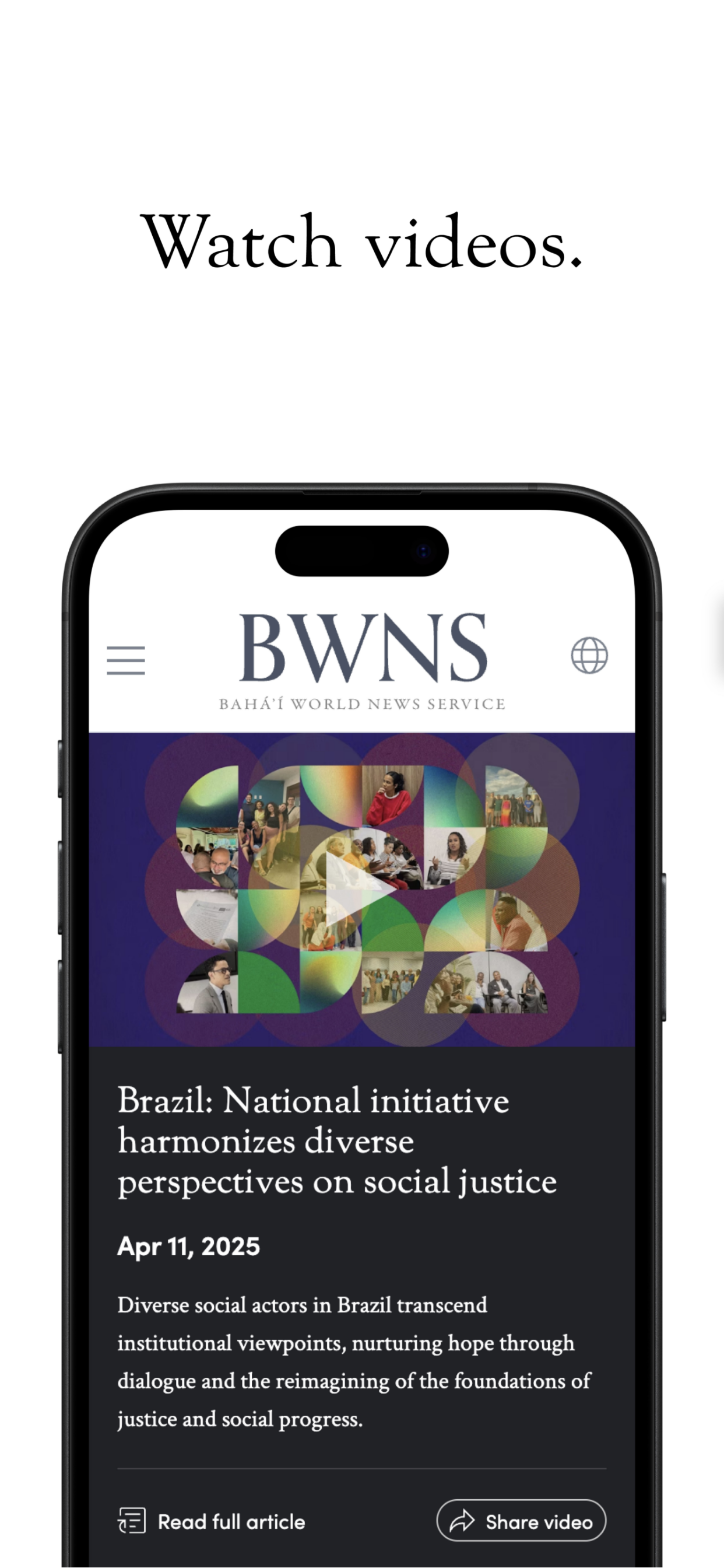 Bahá’í World News Service