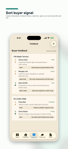 Open House Feedback Studio screenshot