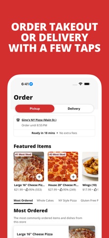 Gino's NY Pizza App Screenshot 1 of 2