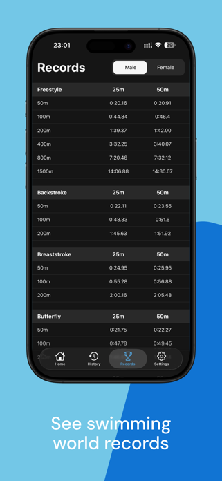 Fina points calculator Screenshot 2 of 6