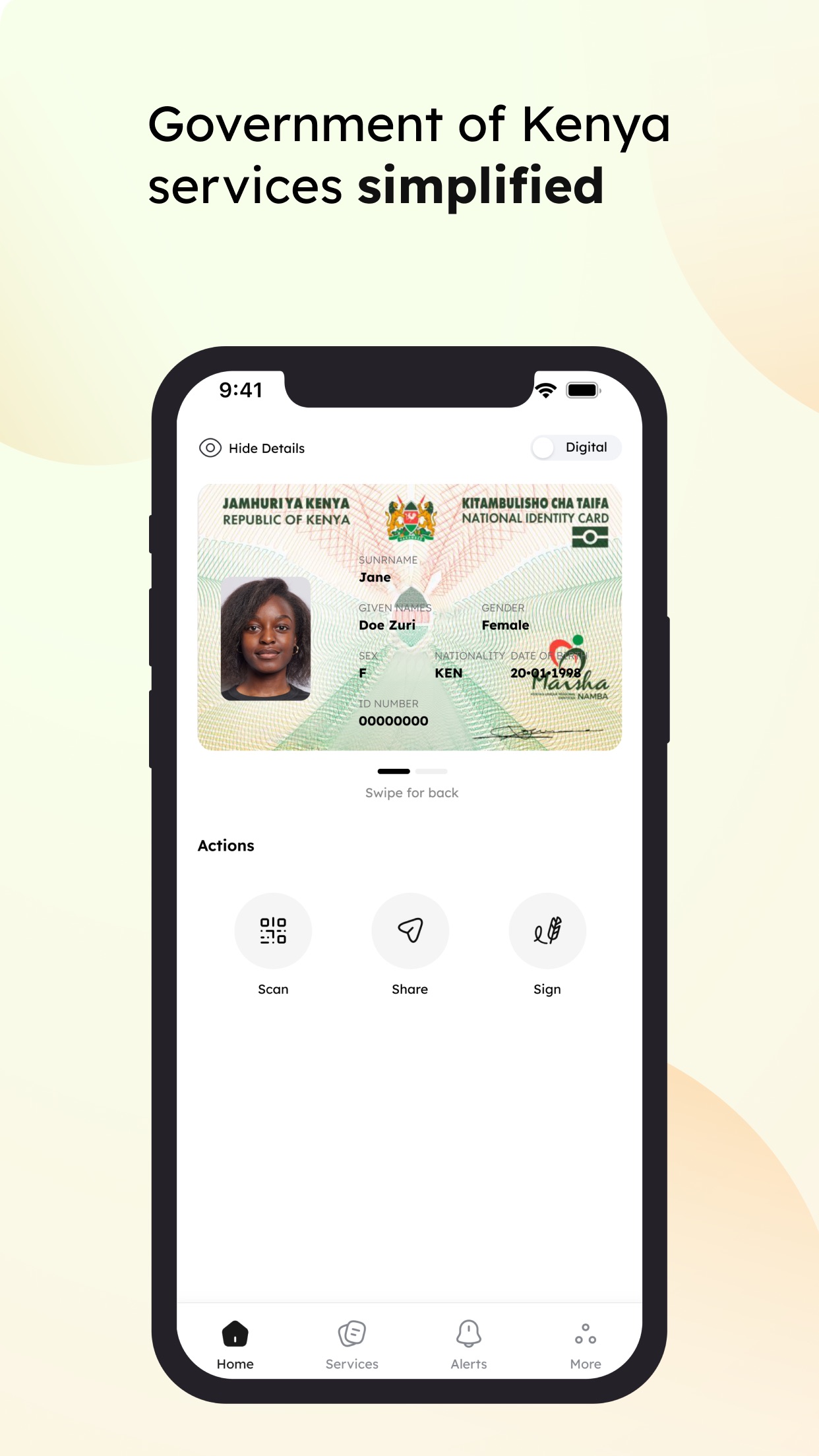 Screenshot 1 of eCitizen Gava Mkononi