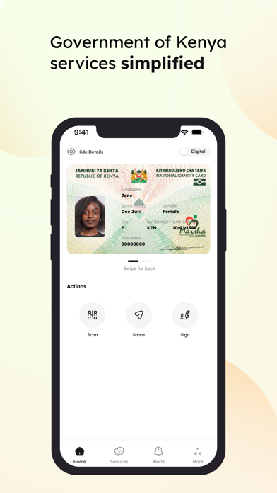 Screenshot 1 of eCitizen Gava Mkononi App
