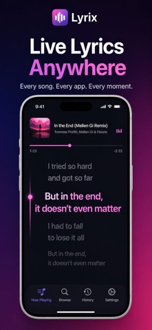 Dynamic Lyrics -Lyrix Screenshot 6 of 8