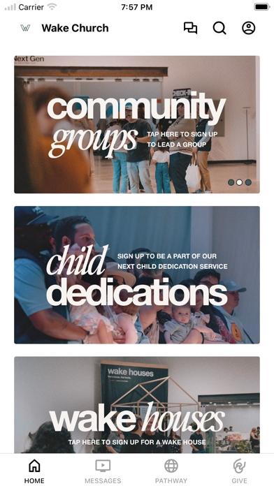 Wake Church iPhone screenshot 1 - Education app