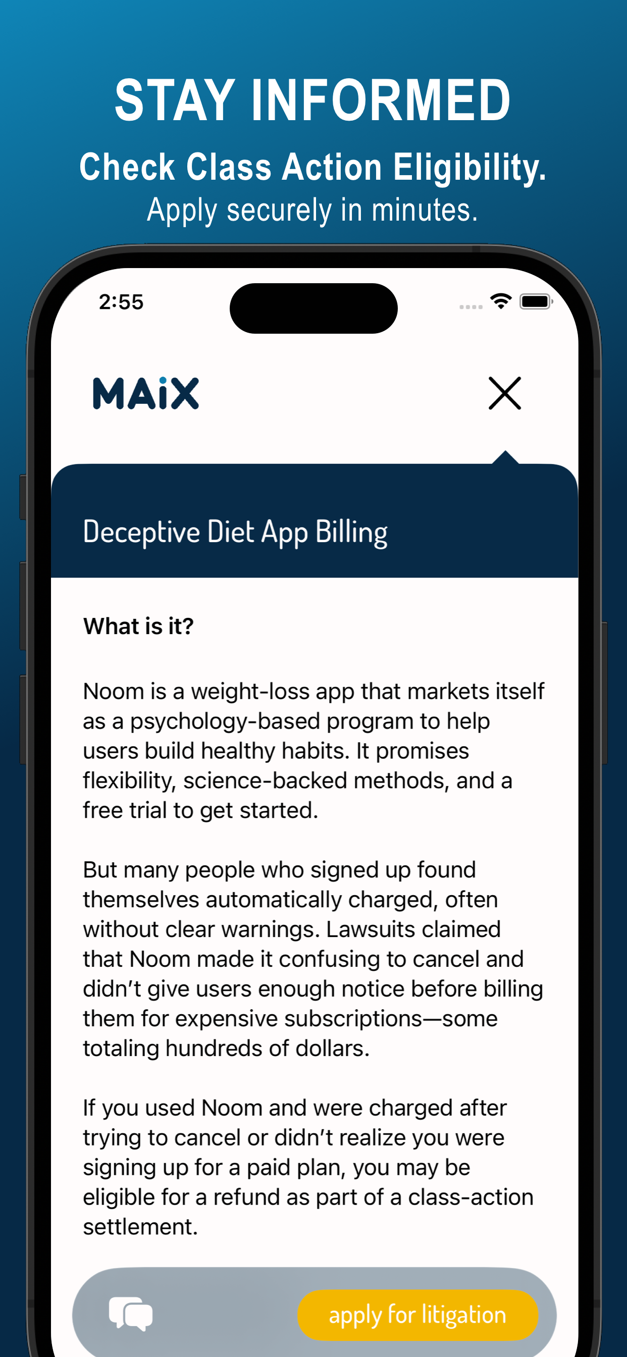 Maix Legal screenshot 3