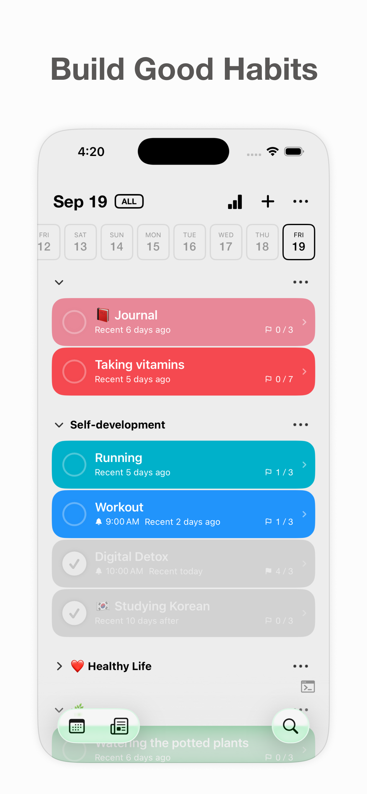 Habit Tracker - DayStamp
