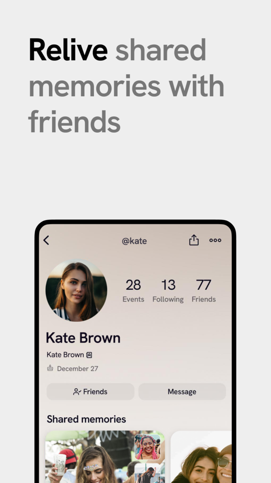 #7. evo - events & shared calendar (iOS) Podle: evo social B.V.