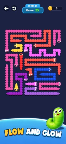 Tap Worm Out Screenshot 2 of 10