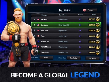 MMA Manager 2: Boxing Training iPad screenshot