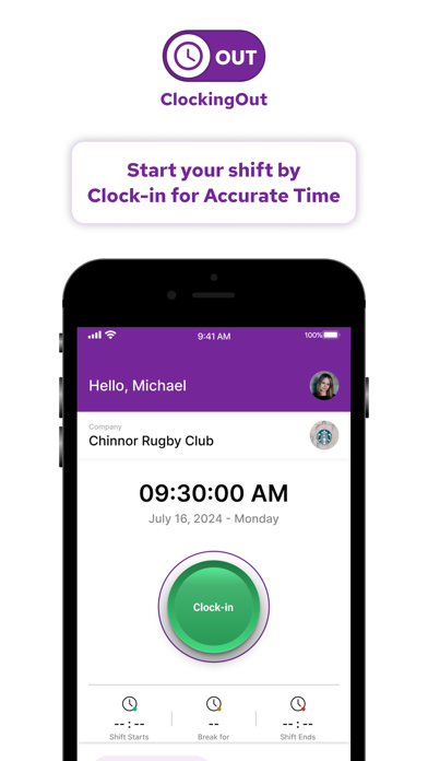 Clocking Out Screenshot