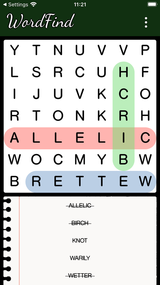 #2. WordFind by Brucomis (iOS) 由: Endika Moreno