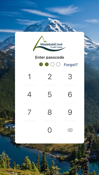 MountainCrest Credit Union Screenshot