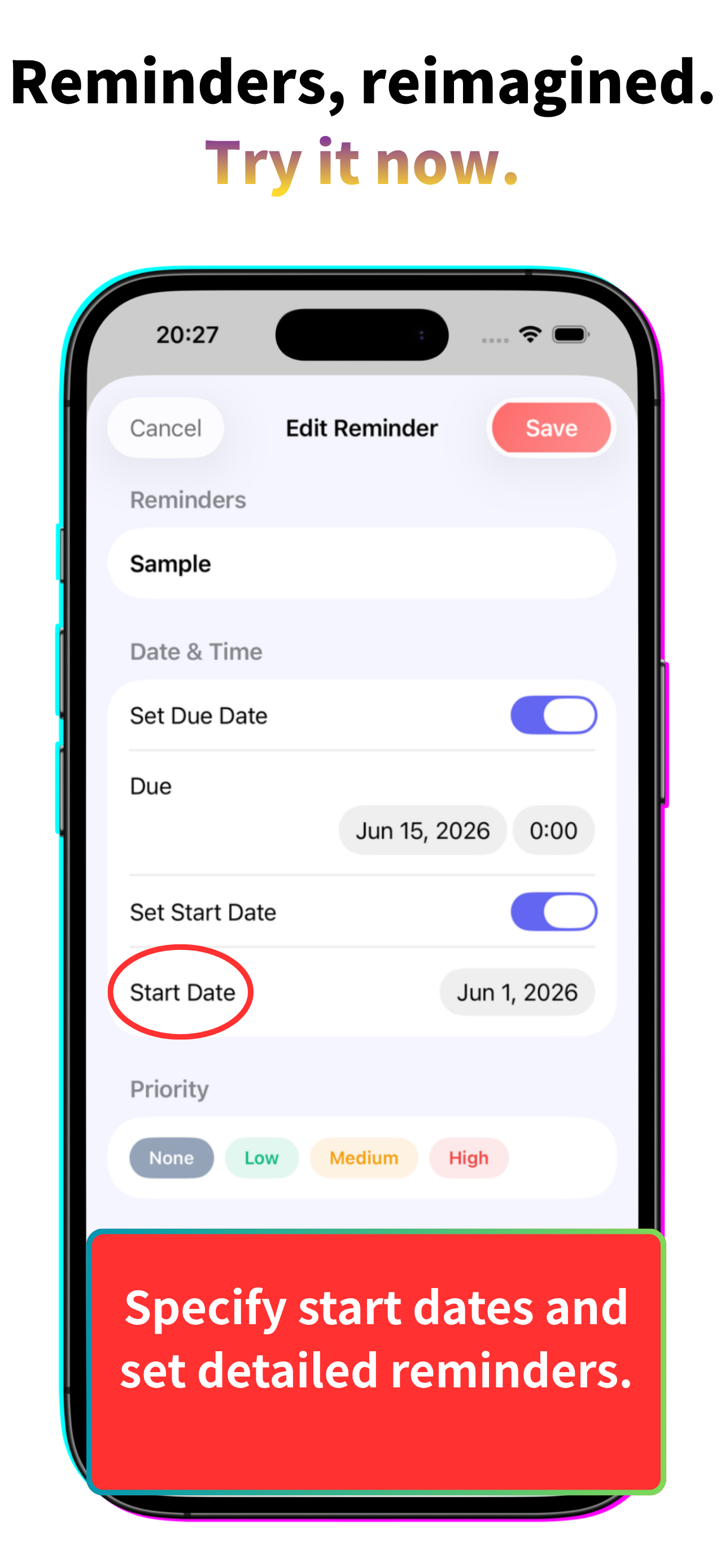 Log Calendar screenshot 2
