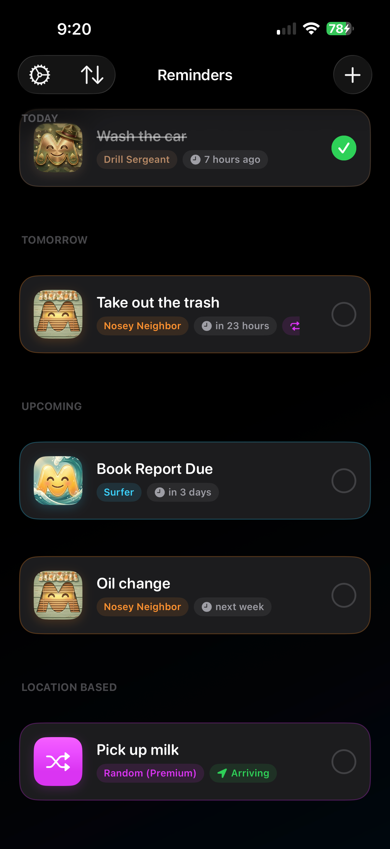 Moodie Reminders screenshot 5
