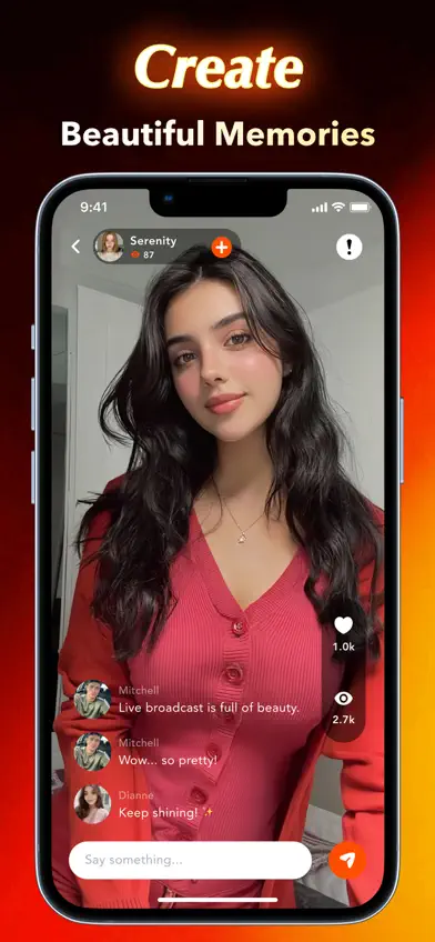 Hopp - Go Live, Chat, Share screenshot 1