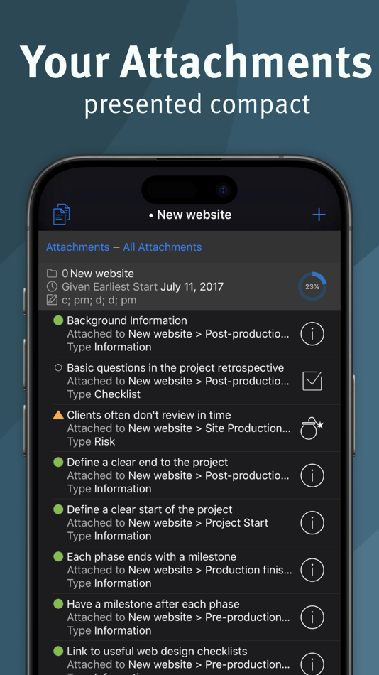 #5. Merlin Project: Gantt + Kanban (iOS) 由: ProjectWizards