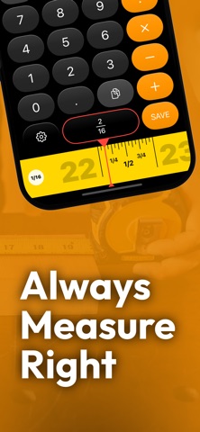 Feet Inch Calculator Tape Mate iPhone screenshot