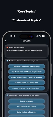 StartWise AI iPhone screenshot