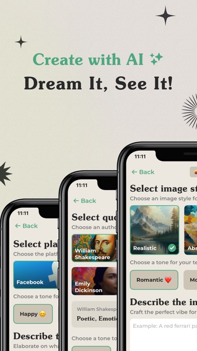 Watsy: Create Quotes & Status Screenshot