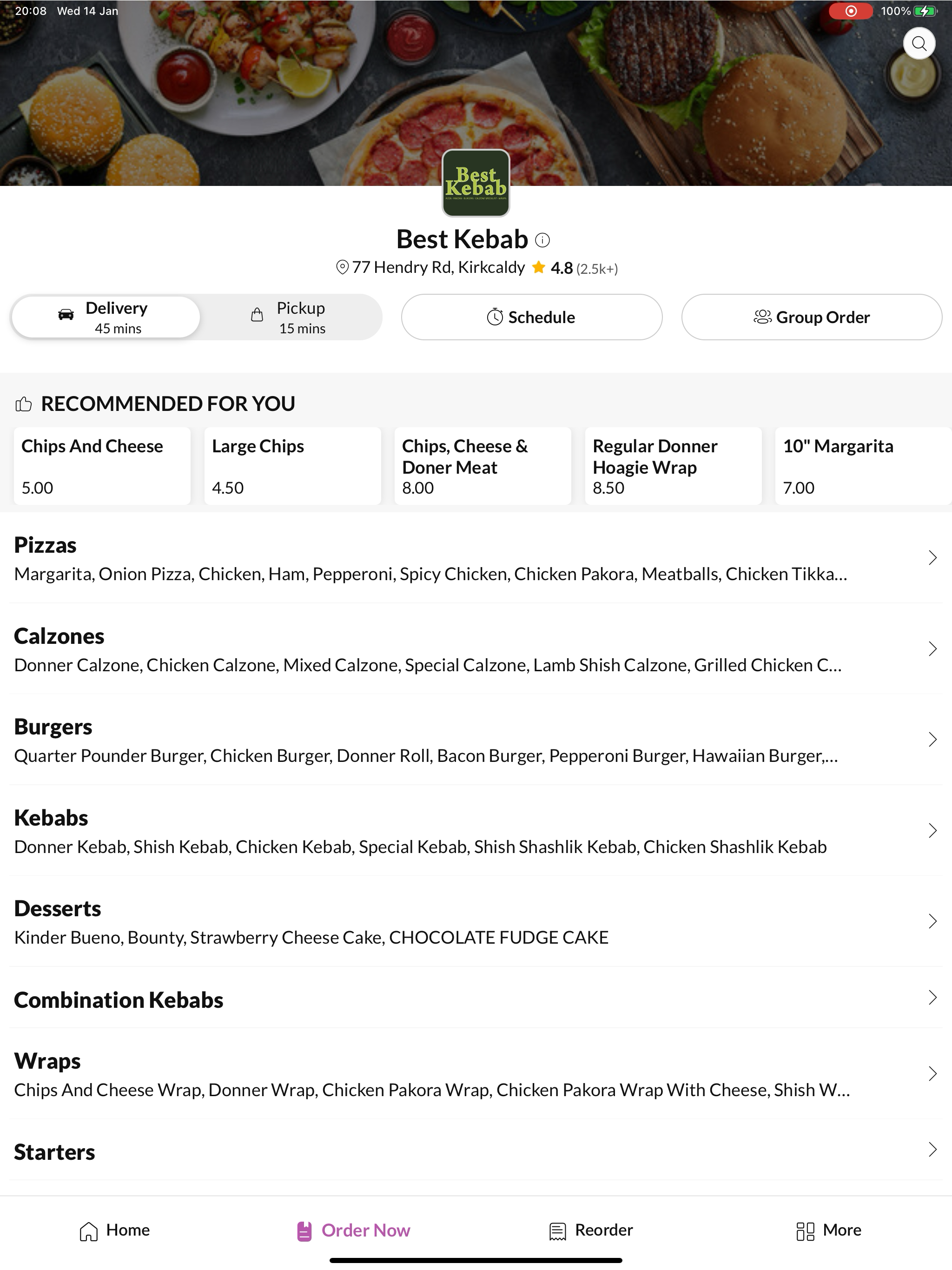 Best Kebab Kirkcaldy