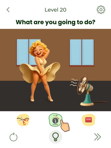 IQ and mental games: Brain Out iPad screenshot