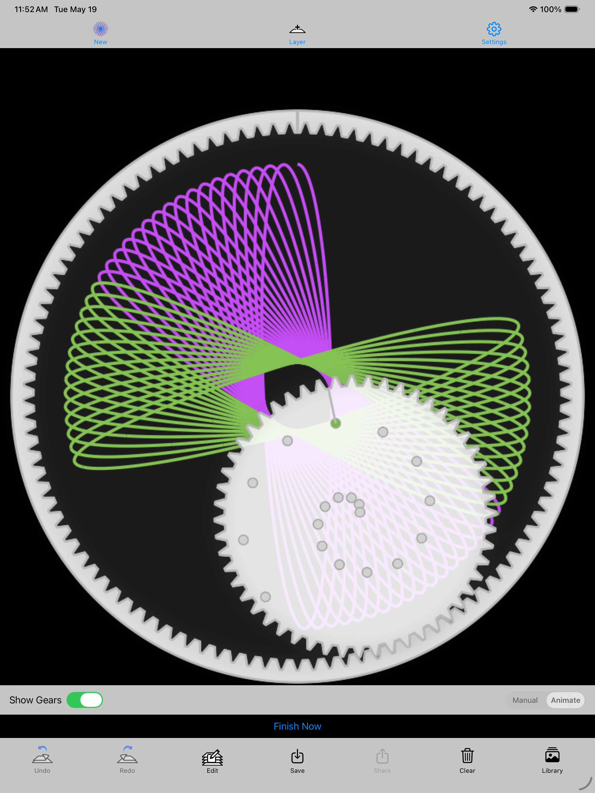Spirogears: Spirographic Art