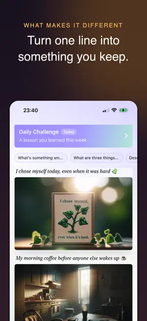 Lumi: AI Gratitude Journal screenshot 2