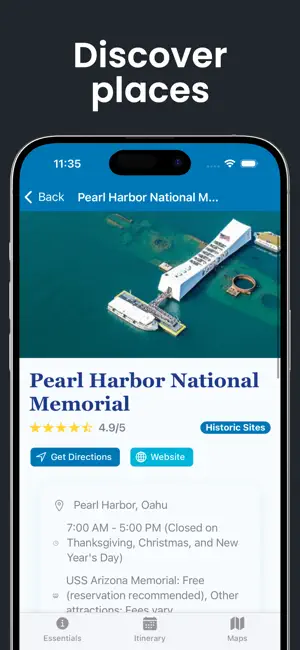 Hawaii Travel App screenshot 1