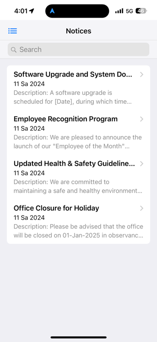 Projekly HR & Project Manager Screenshot 2 of 10