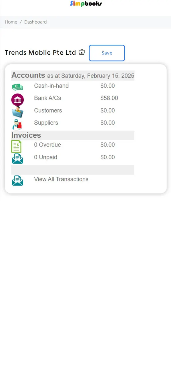 Screenshot #1 pour Simpbooks