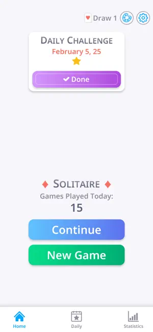 Solitaire. Daily Patience Game screenshot 1