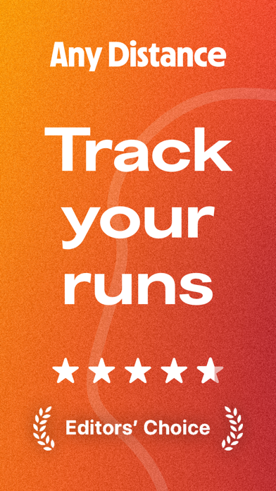Screenshot #1 pour Any Distance Running Tracker