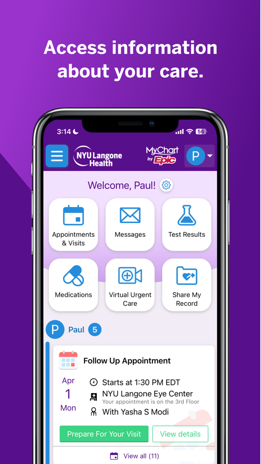 #1. NYU Langone Health (iOS) 由: NYU Langone Medical Center