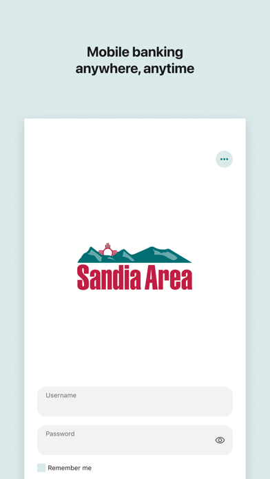 Sandia Area FCU Mobile Banking Screenshot