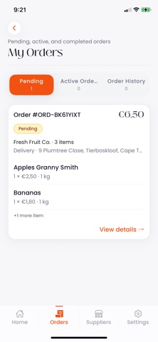 Servd iPhone screenshot