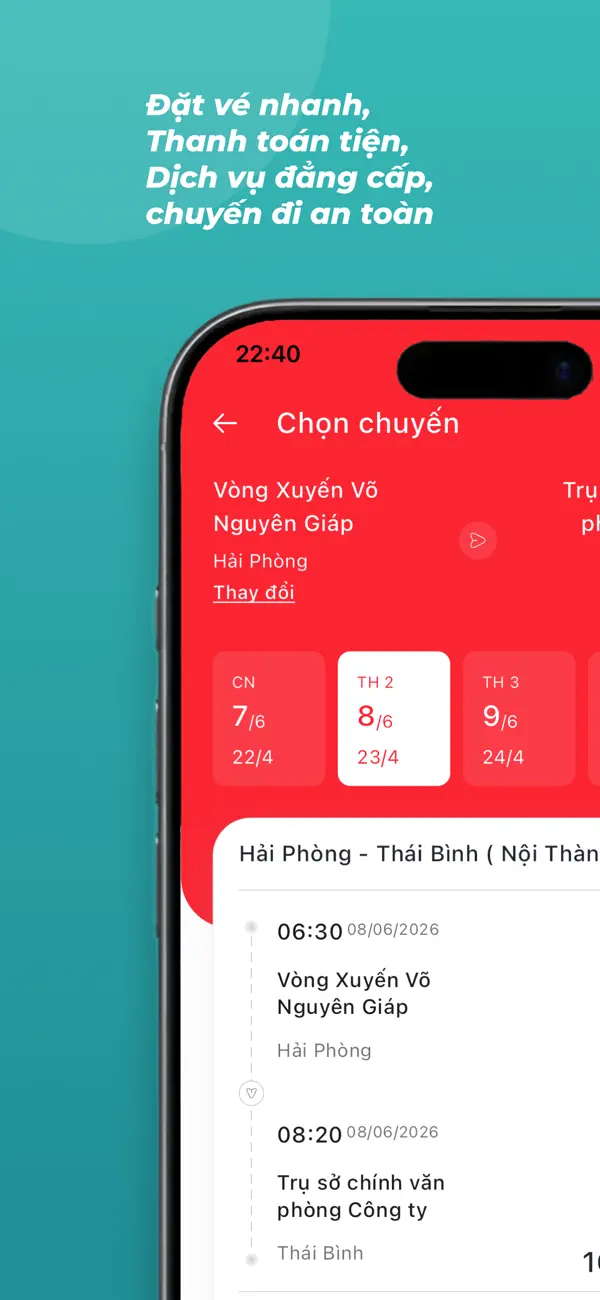 Screenshot #2 pour Hoàng Hải Limousine
