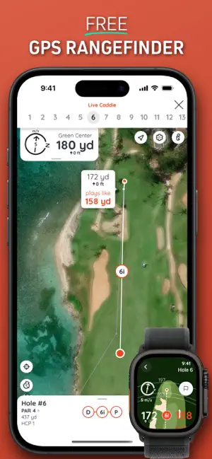Golf GPS - Hello Birdie screenshot 1