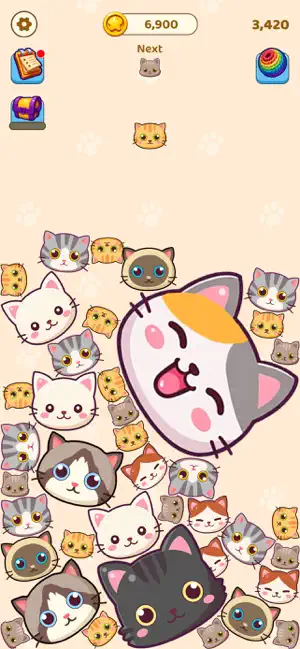 Cat Merge:Pet Game screenshot 1