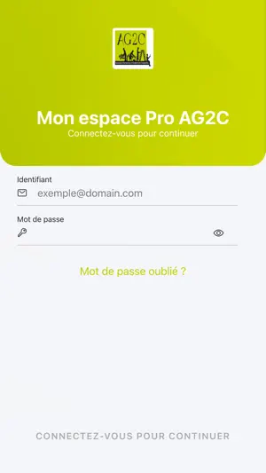 Mon espace Pro AG2C screenshot 2