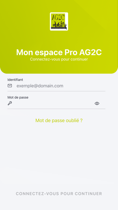 Mon espace Pro AG2C Screenshot 2 of 4