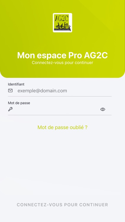 Mon espace Pro AG2C