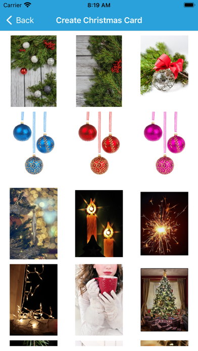Christmas New Year Card Maker Screenshot