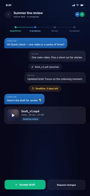 Connective: UGC Creator Studio screenshot 3